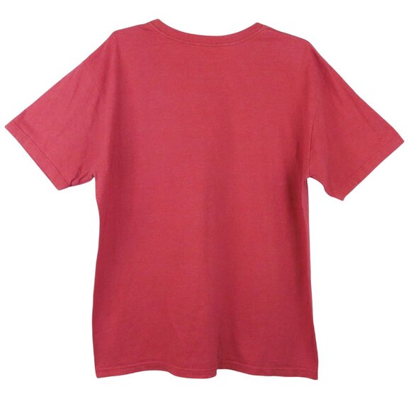 Disney Store Mickey Mouse Red Graphic T-Shirt Tee Size Large Vintage Look VGUC - Picture 2 of 11